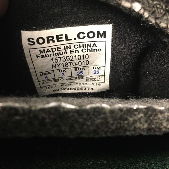 Sorel Youth Glacier XT Black Heavy Duty Winter Boots Big Kid Size 4 - Picture 11 of 13